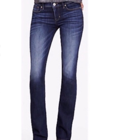 Express Bootcut Jeans Whiskering in Thighs & Hips - Picture 2 of 7